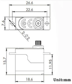 Blue Bird BMS-101DMG Servo - 1.0Kg.cm 0.07s 4.5g 8mm 11 Blue Bird BMS-101DMG Servo - 1.0Kg.cm 0.07s 4.5g 8mm -Kids Toys Shop blue bird bms 101dmg servo 1 0kg cm 0 07s 4 5g 8mm 50