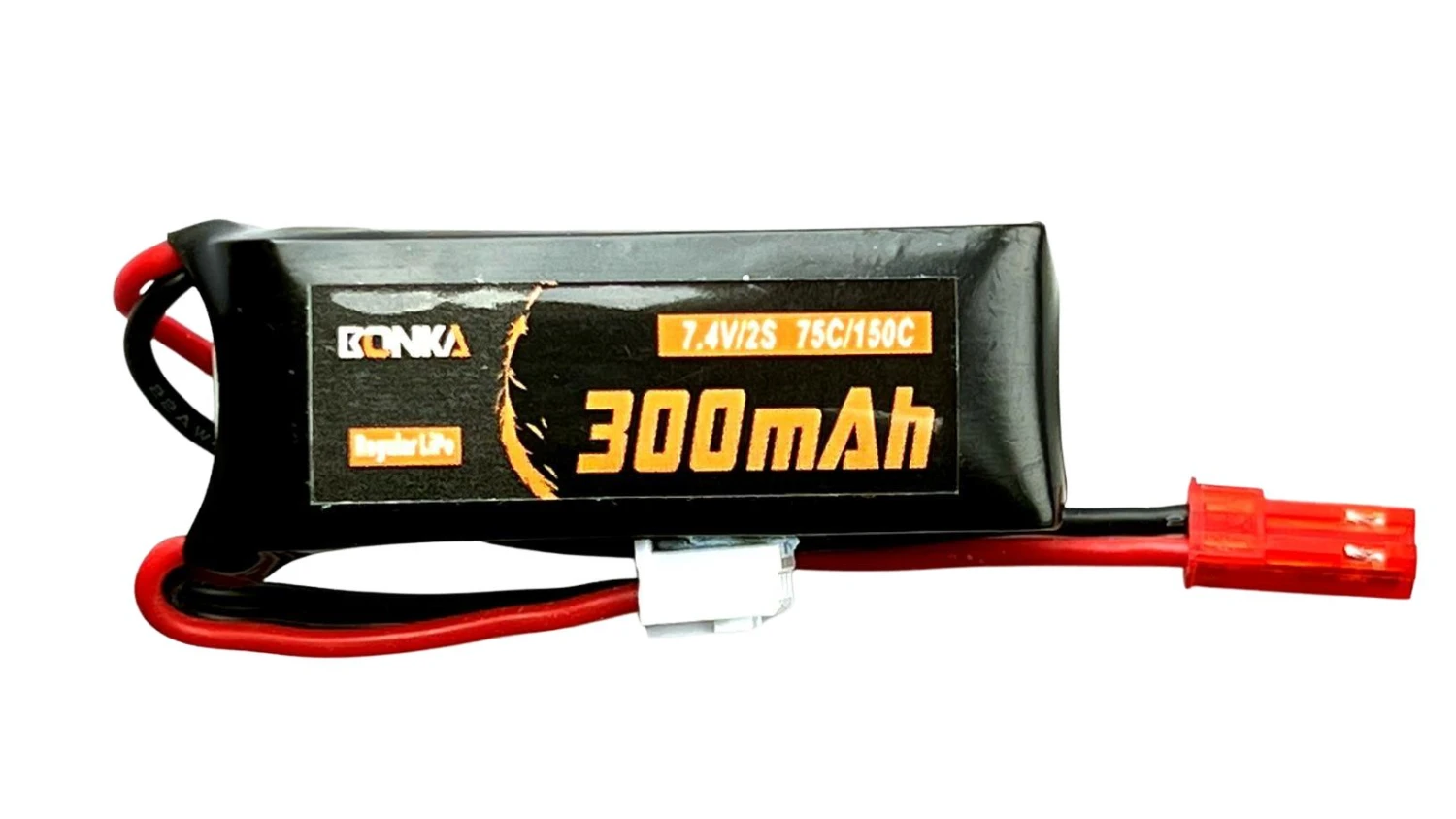 Bonka LiPo 2S 300mAh 7.4V 75C JST 3 Bonka LiPo 2S 300mAh 7.4V 75C JST