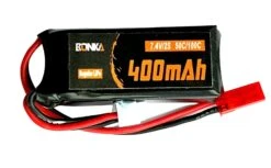 Bonka LiPo 2S 400mAh 7.4V 50C JST