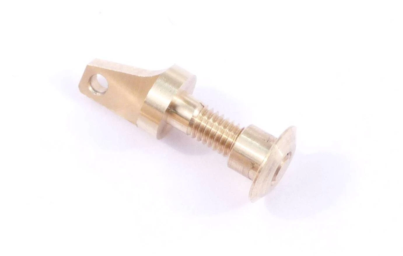 Brass M3 7mm Horn With Rear Fixing Nut 3 Brass M3 7mm Horn With Rear Fixing Nut
