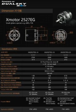 Dualsky XM2527EG-23 1600 RPM/V 37g Cased Outrunner -Kids Toys Shop dualsky xm2527eg 23 1600 rpm v 37g cased outrunner 40
