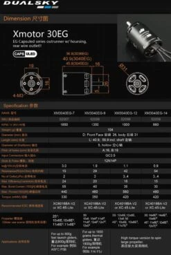 DualskyXM3040EG-9 1350 RPM/V 104g Cased Outrunner -Kids Toys Shop dualsky xm3040eg 9 1350 rpm v 104g cased outrunner 40