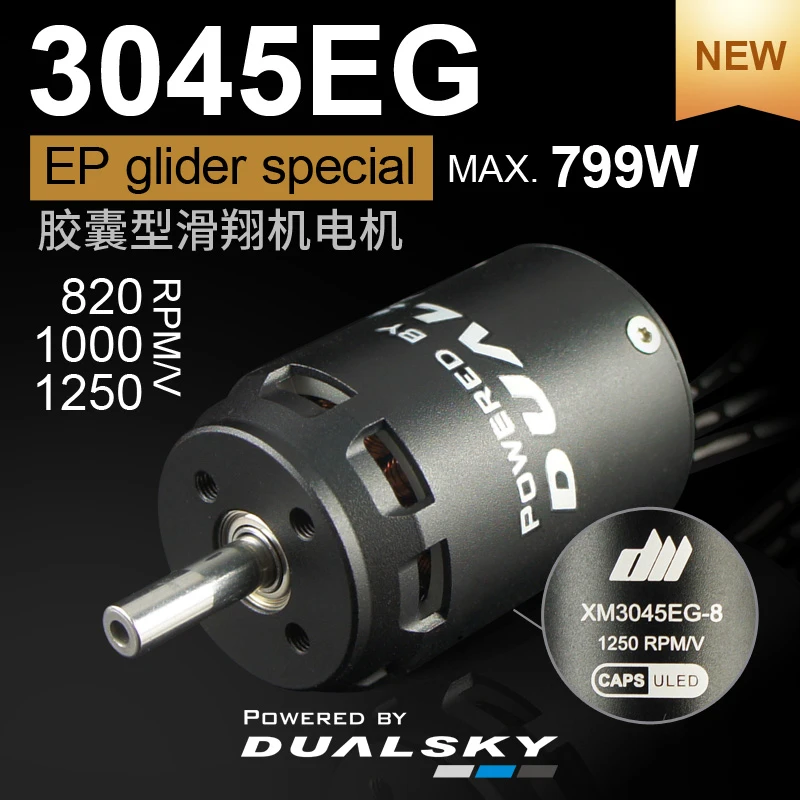 Dualsky XM3045EG-8 1250 RPM/V 120g Cased Outrunner 4 Dualsky XM3045EG-8 1250 RPM/V 120g Cased Outrunner - Image 2
