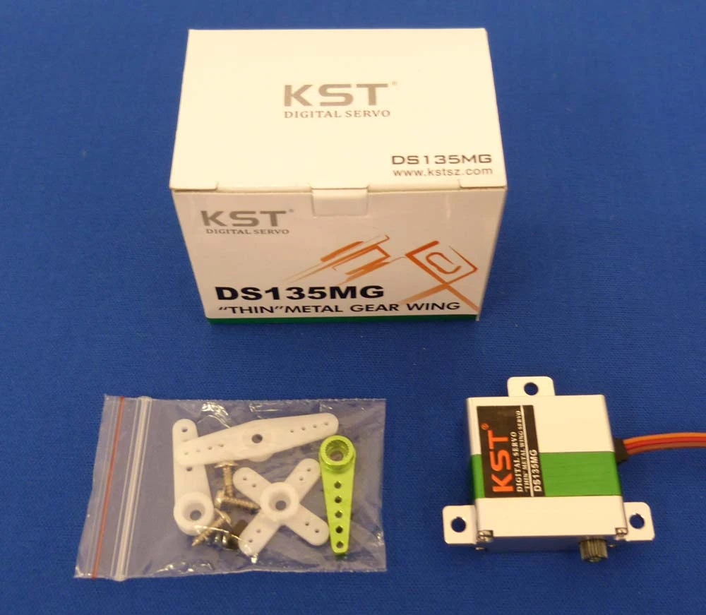 KST DS135MG MINI WING Servo - 5.2Kg.cm 0.12s 23.0g 10mm 4 KST DS135MG MINI WING Servo - 5.2Kg.cm 0.12s 23.0g 10mm - Image 2