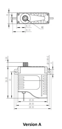 KST HS08A Wing Servo - 5.2Kg.cm 0.11s 11.0g 8mm 12 KST HS08A Wing Servo - 5.2Kg.cm 0.11s 11.0g 8mm -Kids Toys Shop kst hs08a wing servo 5 2kg cm 0 11s 11 0g 8mm 40