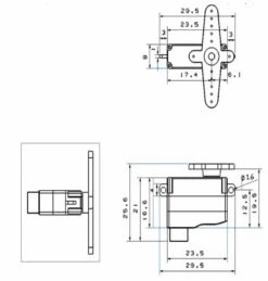 KST X08H V5 & V6 Wing Servo - 2.8Kg.cm 0.09s 8.9g 8mm -Kids Toys Shop kst x08h v5 v6 wing servo 2 8kg cm 0 09s 8 9g 8mm 18