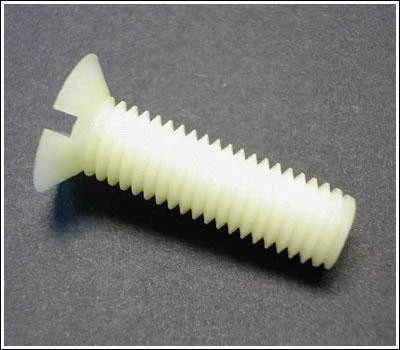 M3x8 Mm Countersunk Slot End Nylon Screws (5) 3 M3x8 Mm Countersunk Slot End Nylon Screws (5)