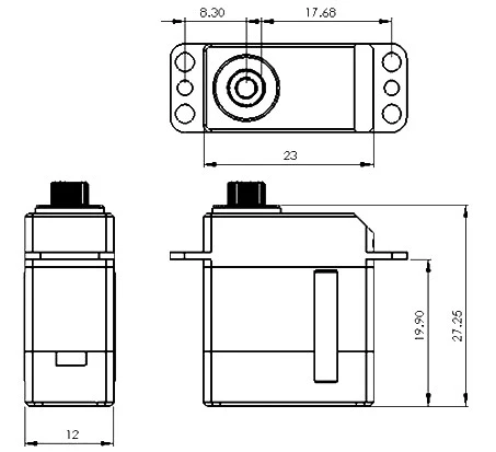 MKS DS6125E Servo - 3.3Kg.cm 0.05s 21.0g 12mm 4 MKS DS6125E Servo - 3.3Kg.cm 0.05s 21.0g 12mm - Image 2