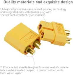 XT60 Plugs & Sockets (5 Prs) -Kids Toys Shop xt60 plugs sockets 5 prs 30
